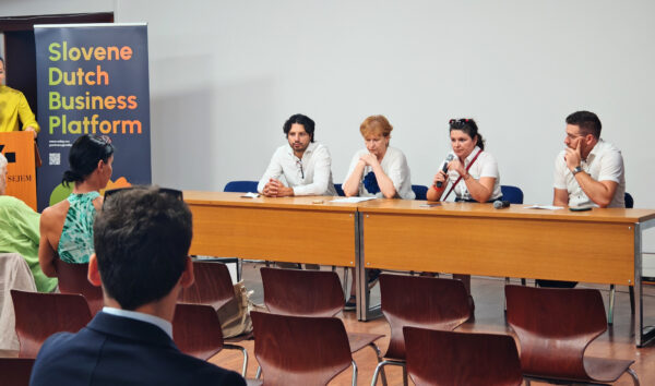 FoodSafety4Africa and ITC representatives at the AGRA 2026 Business Forum in Gornja Radgona, Slovenia, discussing food safety innovation and sustainable agrifood systems 1