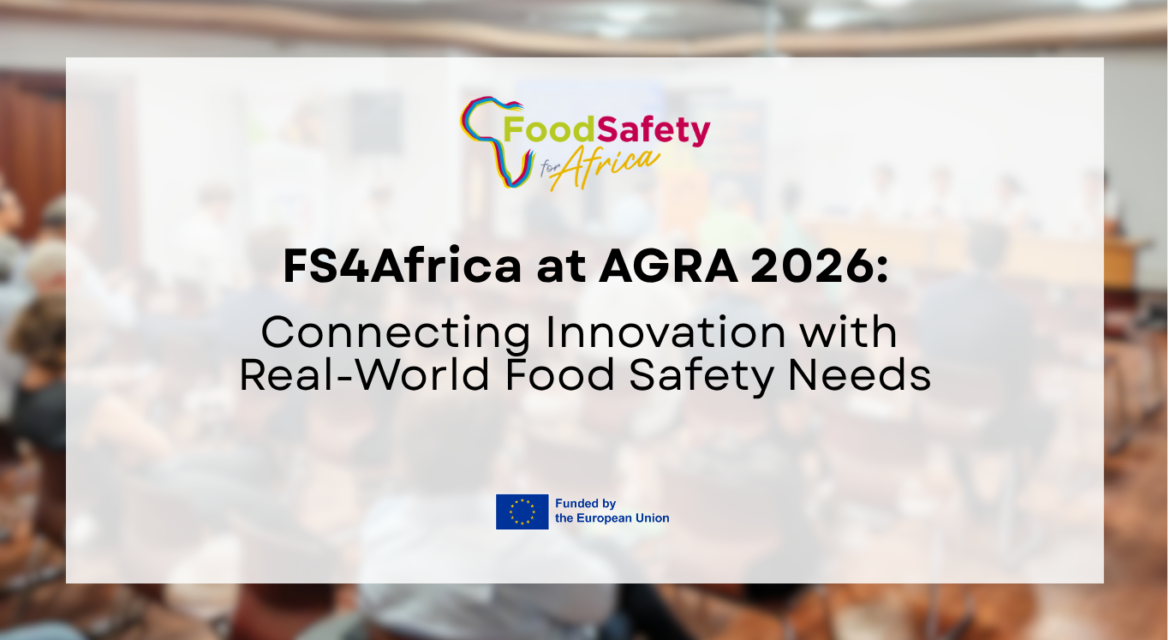 FoodSafety4Africa and ITC representatives at the AGRA 2026 Business Forum in Gornja Radgona, Slovenia, discussing food safety innovation and sustainable agrifood systems.